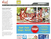 Tablet Screenshot of karavelshoes.com
